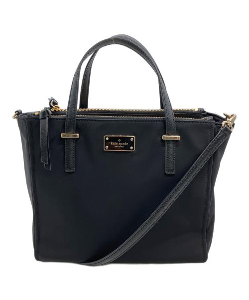 Kate Spade（ケイトスペード）Kate Spade (ケイトスペード) 2WAYバッグ ダンプリングサッチェル ブラックの古着・服飾アイテム