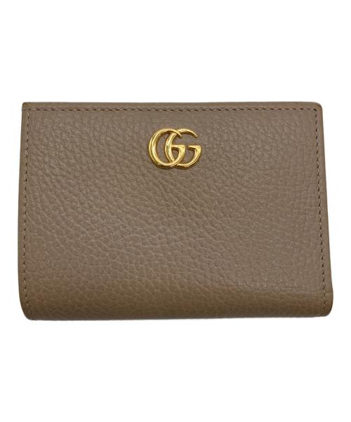 GUCCI（グッチ）GUCCI (グッチ) 2つ折り財布 ベージュの古着・服飾アイテム