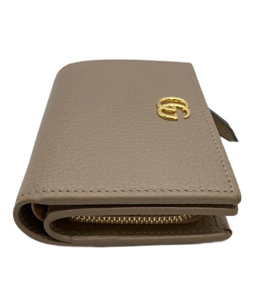 GUCCI（グッチ）GUCCI (グッチ) 2つ折り財布 ベージュの古着・服飾アイテム