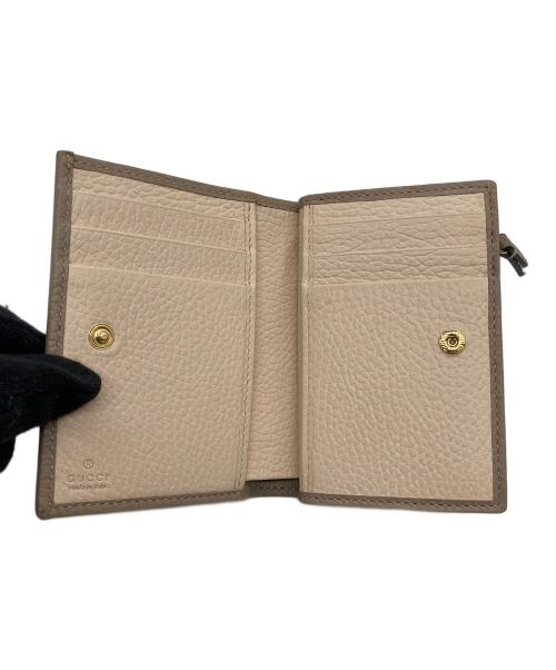 GUCCI（グッチ）GUCCI (グッチ) 2つ折り財布 ベージュの古着・服飾アイテム