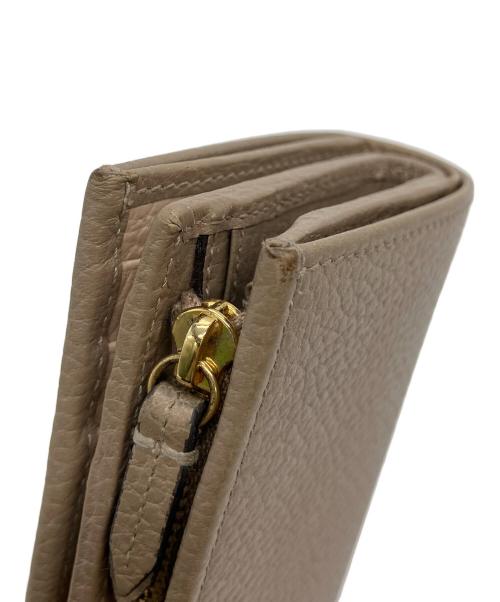 GUCCI（グッチ）GUCCI (グッチ) 2つ折り財布 ベージュの古着・服飾アイテム