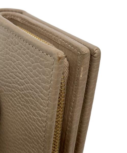 GUCCI（グッチ）GUCCI (グッチ) 2つ折り財布 ベージュの古着・服飾アイテム