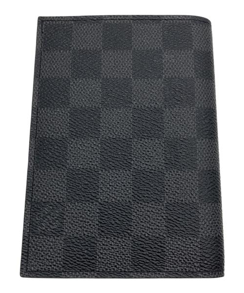 LOUIS VUITTON（ルイ ヴィトン）LOUIS VUITTON (ルイ ヴィトン) ダミエ パスポートカバー クーヴェルテュール・パスポール ブラックの古着・服飾アイテム