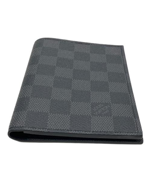 LOUIS VUITTON（ルイ ヴィトン）LOUIS VUITTON (ルイ ヴィトン) ダミエ パスポートカバー クーヴェルテュール・パスポール ブラックの古着・服飾アイテム
