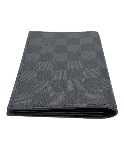 LOUIS VUITTON（ルイ ヴィトン）LOUIS VUITTON (ルイ ヴィトン) ダミエ パスポートカバー クーヴェルテュール・パスポール ブラックの古着・服飾アイテム
