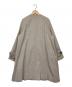 中古・古着 BEAUTY&YOUTH (ビューティーアンドユース) メルトンビーバーノーカラーフレアコート ベージュ サイズ:S：6000円