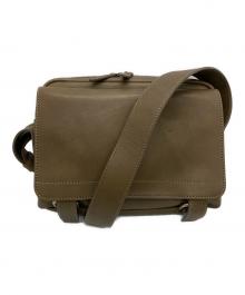 土屋鞄（ツチヤカバン）の古着「スモールフラップショルダーバック」｜オリーブ