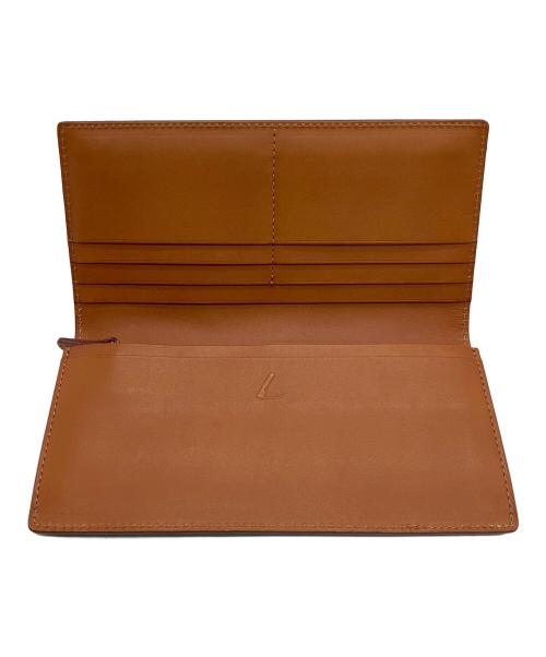 土屋鞄（ツチヤカバン）土屋鞄 (ツチヤカバン) コートバン長財布 グリーン×ブラウンの古着・服飾アイテム