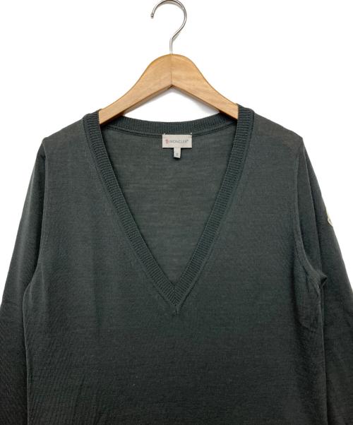 MONCLER（モンクレール）MONCLER (モンクレール) 薄手ニット グレー サイズ:Sの古着・服飾アイテム