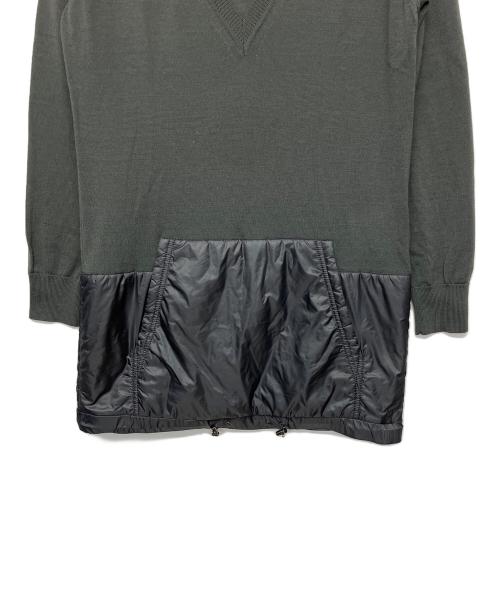MONCLER（モンクレール）MONCLER (モンクレール) 薄手ニット グレー サイズ:Sの古着・服飾アイテム