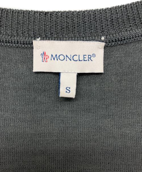 MONCLER（モンクレール）MONCLER (モンクレール) 薄手ニット グレー サイズ:Sの古着・服飾アイテム