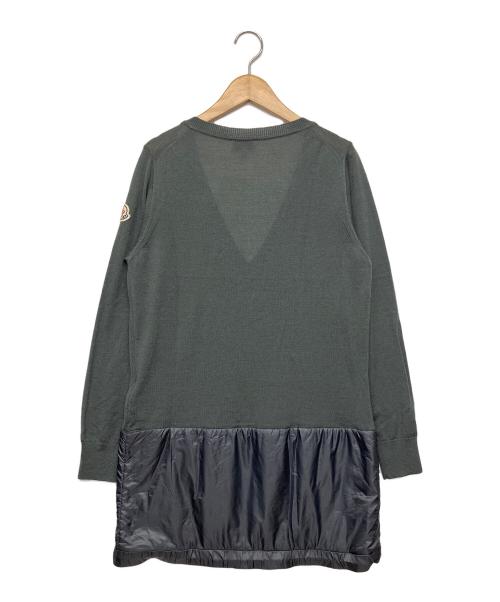 MONCLER（モンクレール）MONCLER (モンクレール) 薄手ニット グレー サイズ:Sの古着・服飾アイテム