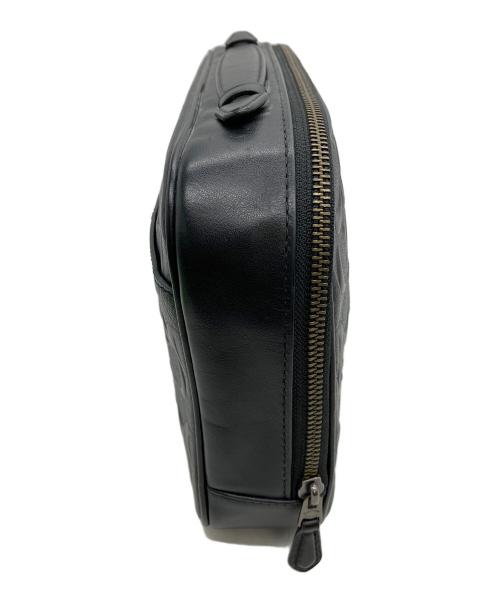COACH（コーチ）COACH (コーチ) シグネチャー クラッチバッグ ブラックの古着・服飾アイテム