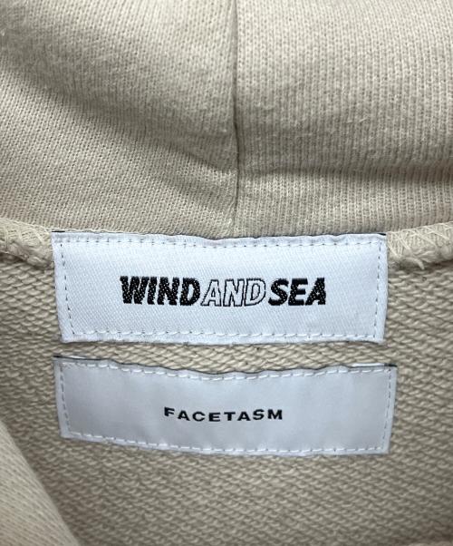 WIND AND SEA（ウィンダンシー）WIND AND SEA (ウィンダンシー) FACETASM (ファセッタズム) プルオーバーパーカー アイボリー サイズ:XLの古着・服飾アイテム