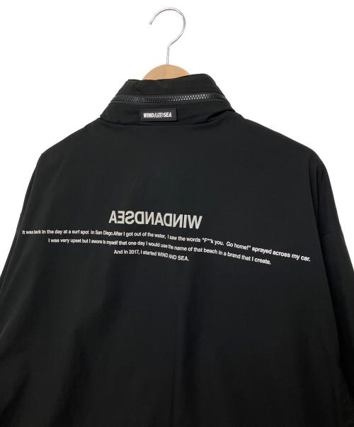 WIND AND SEA（ウィンダンシー）WIND AND SEA (ウィンダンシー) ジップジャケット ブラック サイズ:L　の古着・服飾アイテム