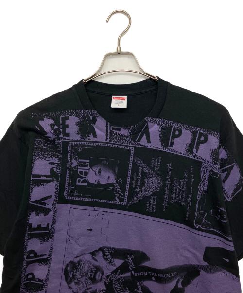 SUPREME（シュプリーム）SUPREME (シュプリーム) Tシャツ ブラック×パープル サイズ:L　の古着・服飾アイテム