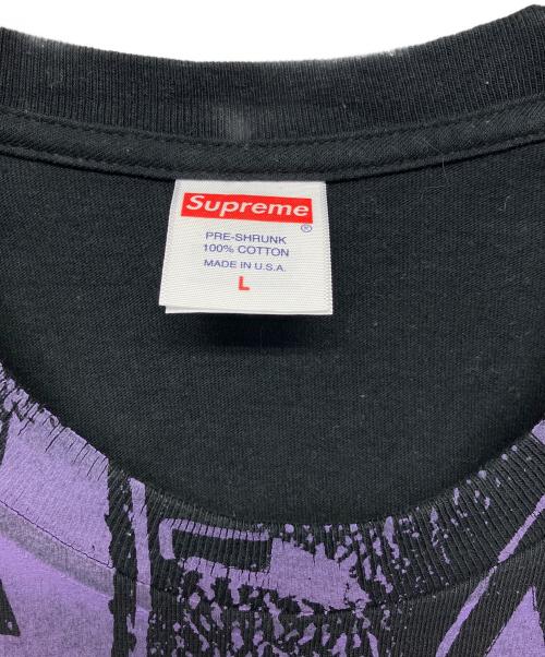 SUPREME（シュプリーム）SUPREME (シュプリーム) Tシャツ ブラック×パープル サイズ:L　の古着・服飾アイテム