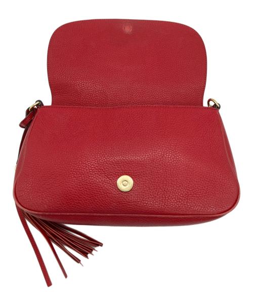 GUCCI（グッチ）GUCCI (グッチ) ソーホー チェーンショルダーバッグ レッドの古着・服飾アイテム