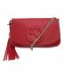 GUCCI（グッチ）の古着「ソーホー チェーンショルダーバッグ」｜レッド