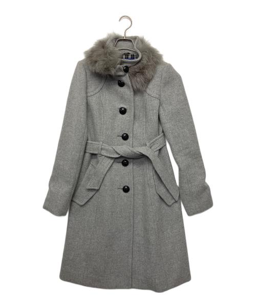 BURBERRY LONDON（バーバリーロンドン）BURBERRY LONDON (バーバリーロンドン) ロングコート グレー サイズ:40の古着・服飾アイテム