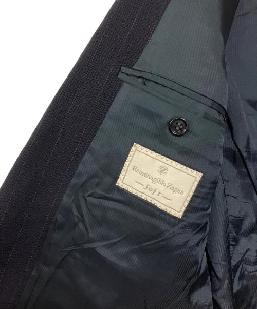 ERMENEGILDO ZEGNA（エルメネジルド・ゼニア）ERMENEGILDO ZEGNA (エルメネジルド・ゼニア) セットアップ ネイビー サイズ:48の古着・服飾アイテム