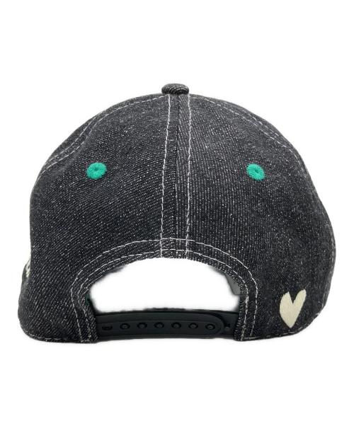 b.Eautiful（ビービューティフル）b.Eautiful (ビービューティフル) デニムキャップ ブラックの古着・服飾アイテム