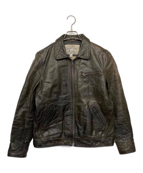 BANANA REPUBLIC（バナナリパブリック）BANANA REPUBLIC (バナナリパブリック) 80sレザージャケット ブラウン サイズ:Sの古着・服飾アイテム