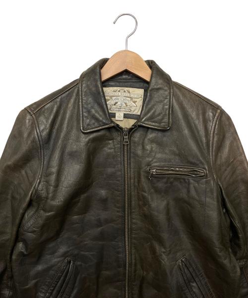 BANANA REPUBLIC（バナナリパブリック）BANANA REPUBLIC (バナナリパブリック) 80sレザージャケット ブラウン サイズ:Sの古着・服飾アイテム