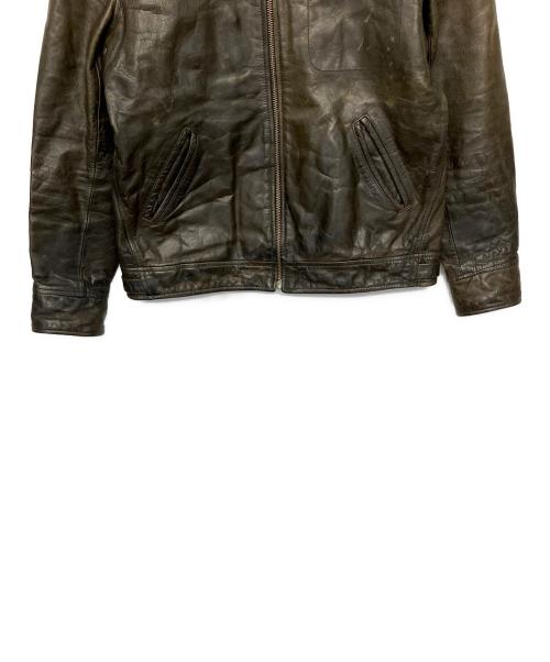 BANANA REPUBLIC（バナナリパブリック）BANANA REPUBLIC (バナナリパブリック) 80sレザージャケット ブラウン サイズ:Sの古着・服飾アイテム