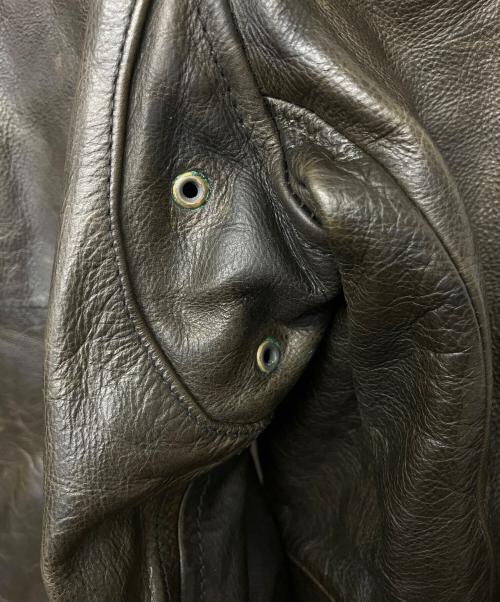 BANANA REPUBLIC（バナナリパブリック）BANANA REPUBLIC (バナナリパブリック) 80sレザージャケット ブラウン サイズ:Sの古着・服飾アイテム