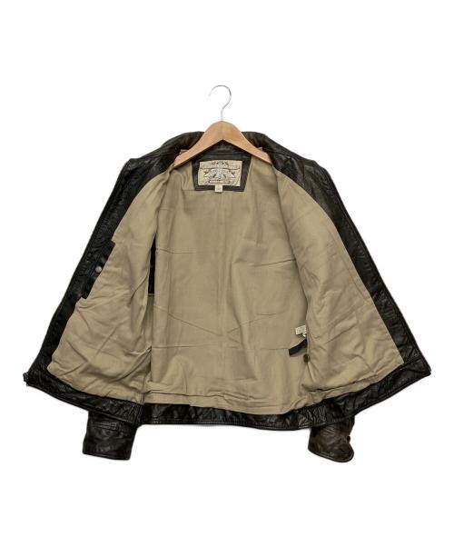 BANANA REPUBLIC（バナナリパブリック）BANANA REPUBLIC (バナナリパブリック) 80sレザージャケット ブラウン サイズ:Sの古着・服飾アイテム