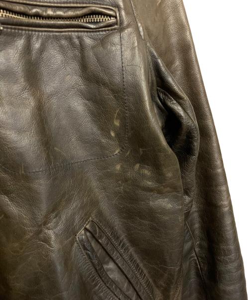 BANANA REPUBLIC（バナナリパブリック）BANANA REPUBLIC (バナナリパブリック) 80sレザージャケット ブラウン サイズ:Sの古着・服飾アイテム