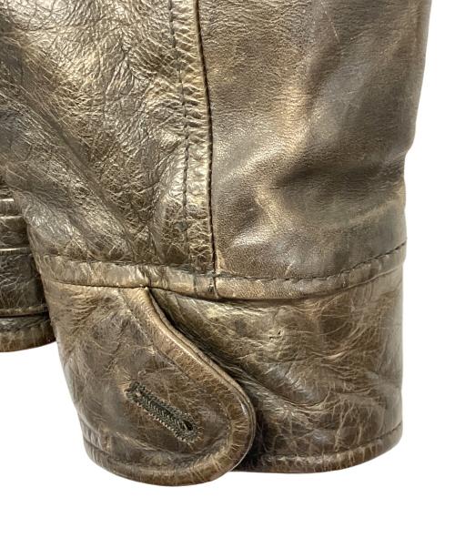 BANANA REPUBLIC（バナナリパブリック）BANANA REPUBLIC (バナナリパブリック) 80sレザージャケット ブラウン サイズ:Sの古着・服飾アイテム