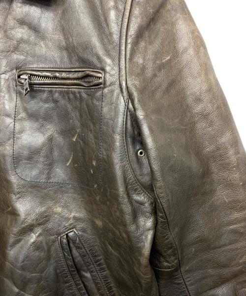 BANANA REPUBLIC（バナナリパブリック）BANANA REPUBLIC (バナナリパブリック) 80sレザージャケット ブラウン サイズ:Sの古着・服飾アイテム