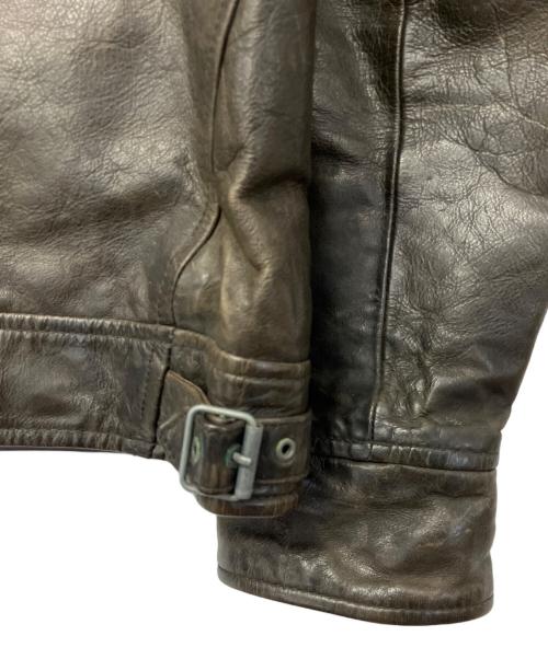 BANANA REPUBLIC（バナナリパブリック）BANANA REPUBLIC (バナナリパブリック) 80sレザージャケット ブラウン サイズ:Sの古着・服飾アイテム