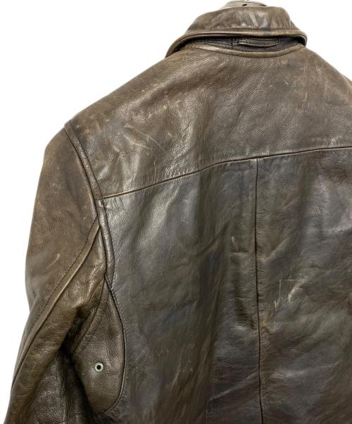 BANANA REPUBLIC（バナナリパブリック）BANANA REPUBLIC (バナナリパブリック) 80sレザージャケット ブラウン サイズ:Sの古着・服飾アイテム