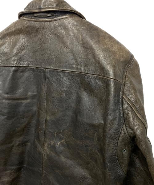 BANANA REPUBLIC（バナナリパブリック）BANANA REPUBLIC (バナナリパブリック) 80sレザージャケット ブラウン サイズ:Sの古着・服飾アイテム