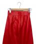 Christian Dior (クリスチャン ディオール) フェイクレザースカート レッド サイズ:S：7000円