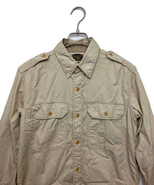 THE REAL McCOY'S（ザ・リアルマッコイズ）THE REAL McCOY'S (ザ・リアルマッコイズ) ARMY OFFICER'S　長袖シャツ　 ベージュ サイズ:UK32の古着・服飾アイテム