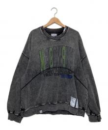 MAISON SPECIAL（メゾンスペシャル）の古着「Prime-Over College Sweat Crew Neck Pullover　スウェット」｜ブラック