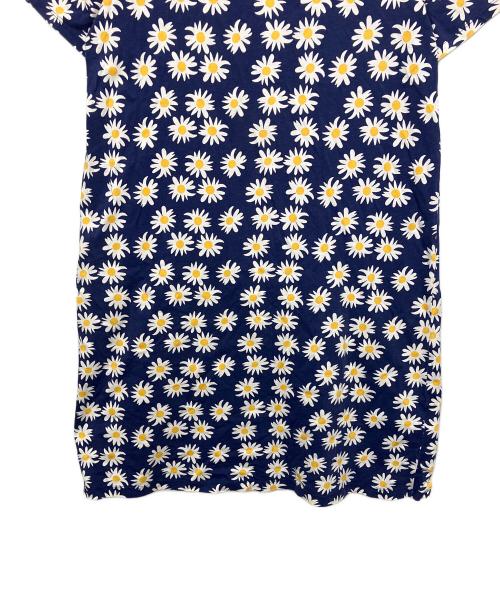 marimekko（マリメッコ）marimekko (マリメッコ) RAKASTAA EI RAKASTA SITRIINI DRESS　半袖ワンピース ブルー サイズ:Mの古着・服飾アイテム