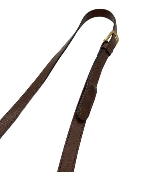 BOTTEGA VENETA（ボッテガベネタ）BOTTEGA VENETA (ボッテガベネタ) イントレチャート　ショルダーバッグ ブラウンの古着・服飾アイテム