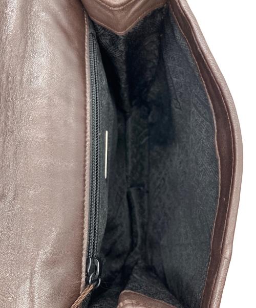 BOTTEGA VENETA（ボッテガベネタ）BOTTEGA VENETA (ボッテガベネタ) イントレチャート　ショルダーバッグ ブラウンの古着・服飾アイテム