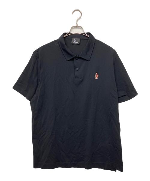 MONCLER（モンクレール）MONCLER (モンクレール) ポロシャツ ブラック サイズ:3XLの古着・服飾アイテム