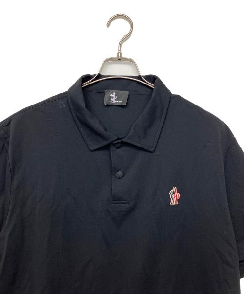 MONCLER（モンクレール）MONCLER (モンクレール) ポロシャツ ブラック サイズ:3XLの古着・服飾アイテム