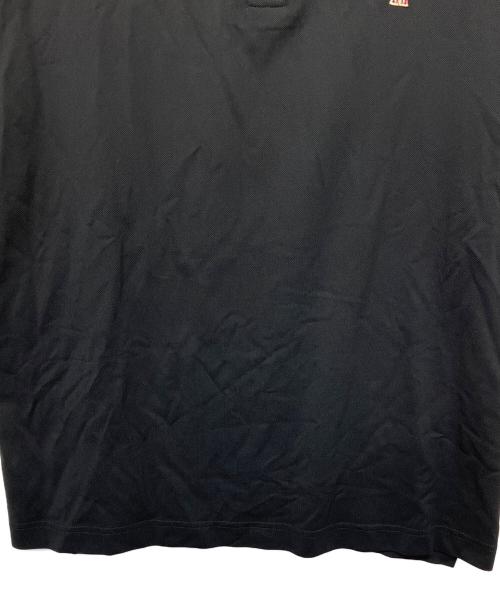 MONCLER（モンクレール）MONCLER (モンクレール) ポロシャツ ブラック サイズ:3XLの古着・服飾アイテム