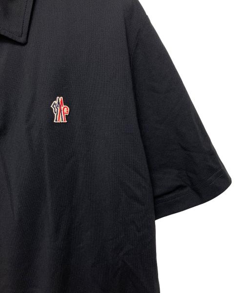 MONCLER（モンクレール）MONCLER (モンクレール) ポロシャツ ブラック サイズ:3XLの古着・服飾アイテム
