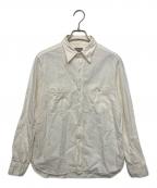 BUZZ RICKSON'Sバズリクソンズ）の古着「ホワイトシャンブレーワークシャツ　長袖シャツ」｜ホワイト