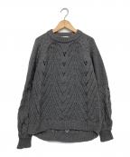 CLANEクラネ）の古着「厚手ニット」｜グレー