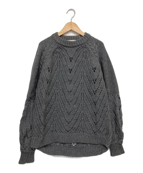 CLANE（クラネ）CLANE (クラネ) 厚手ニット グレー サイズ:1の古着・服飾アイテム